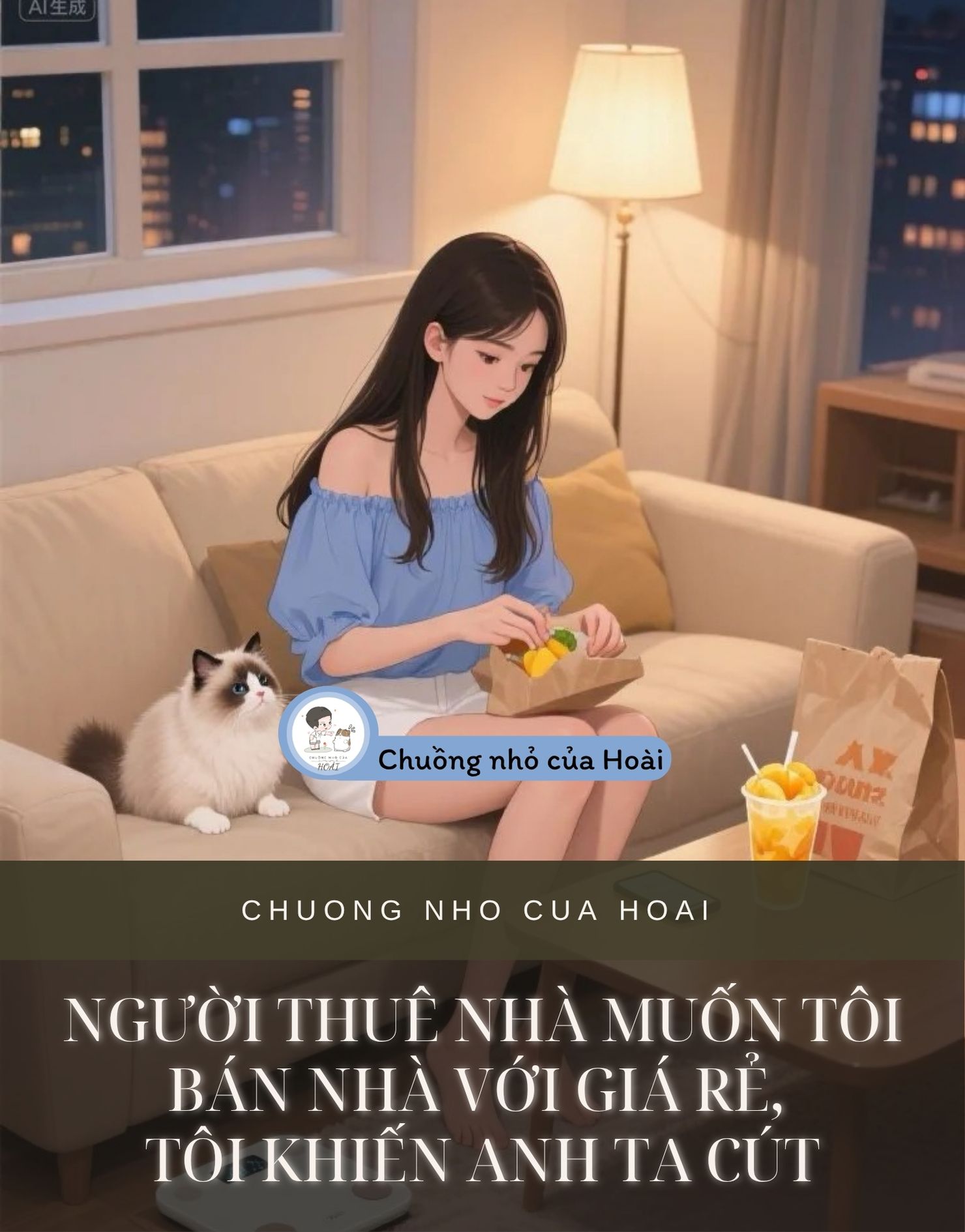 NGƯỜI THUÊ NHÀ MUỐN TÔI BÁN NHÀ VỚI GIÁ RẺ, TÔI KHIẾN ANH TA CÚT